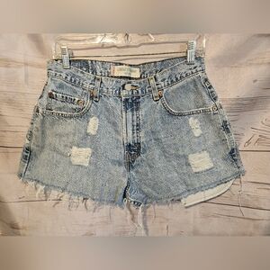 Levi's Distressed Denim Women Shorts Size 30